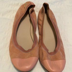 Brand New, Never Worn Cole Haan suede & leather ballet flats